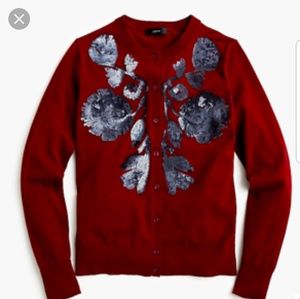 JCREW Jackie Embroidered Sequin Floral